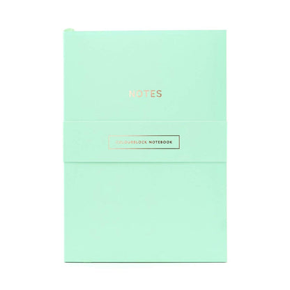 Colourblock A5 Notebook Neo Mint