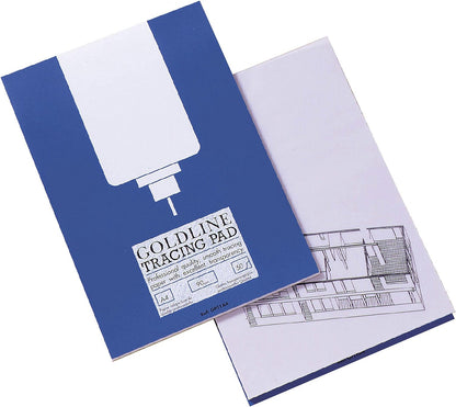 Clairefontaine - Ref GPT1A4Z - Goldline Professional Tracing Pad (Contains 50 Sheets) - A4 (210 x 297mm) in Size, 90gsm Paper, FSC-Certified - Suitable for Tracing Items