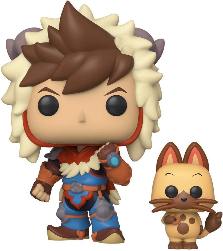 Funko POP! Buddy: Monster Hunter- Lute w/Navirou, Multicolour, Standard, 46936