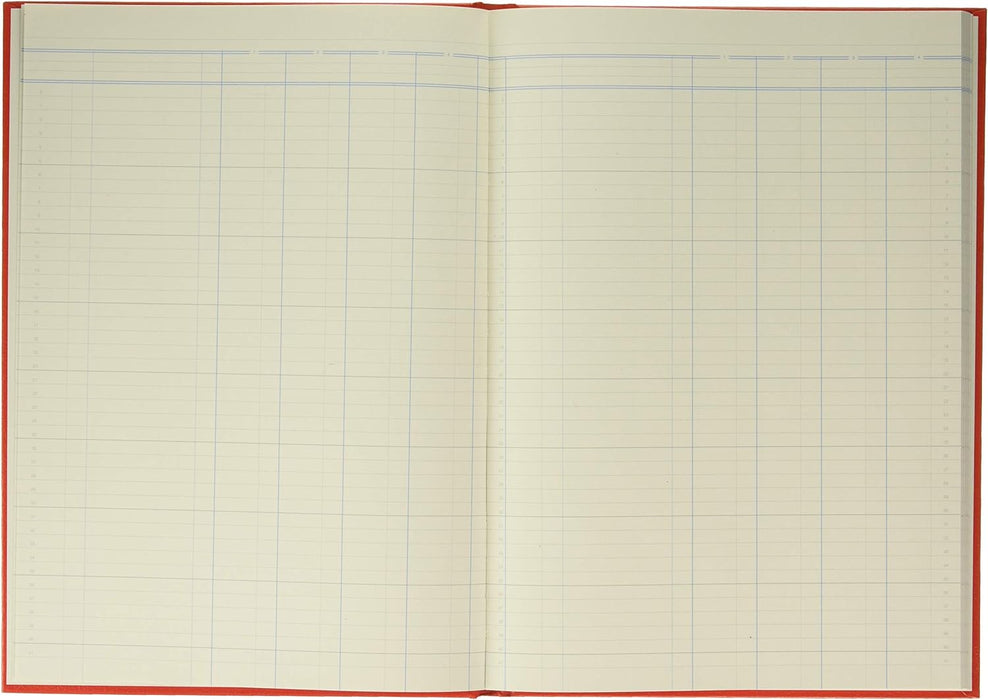 Collins Cathedral Analysis Book 4 Cash Columns 96 Pages 811104/9, Red