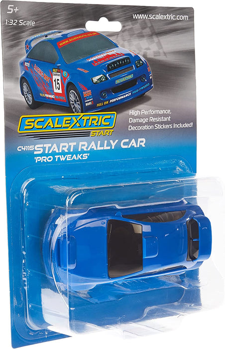 Scalextric Cars - C4115 Start Rally Car Pro Tweeks - Toy Slot Car for use with Scalextric Race Tracks or Set - Small Kids Gift Ideas for Boy/Girl Ages 5+, Scalextric Accessories