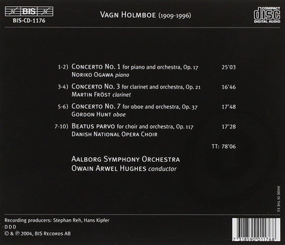 Concertos for Piano, Clarinet and Oboe (Hughes, Aalborg So)