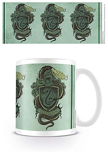 Harry Potter - Slytherin Snake Crest, Kaffeebecher, 11oz/315ml Slytherin-Schlange