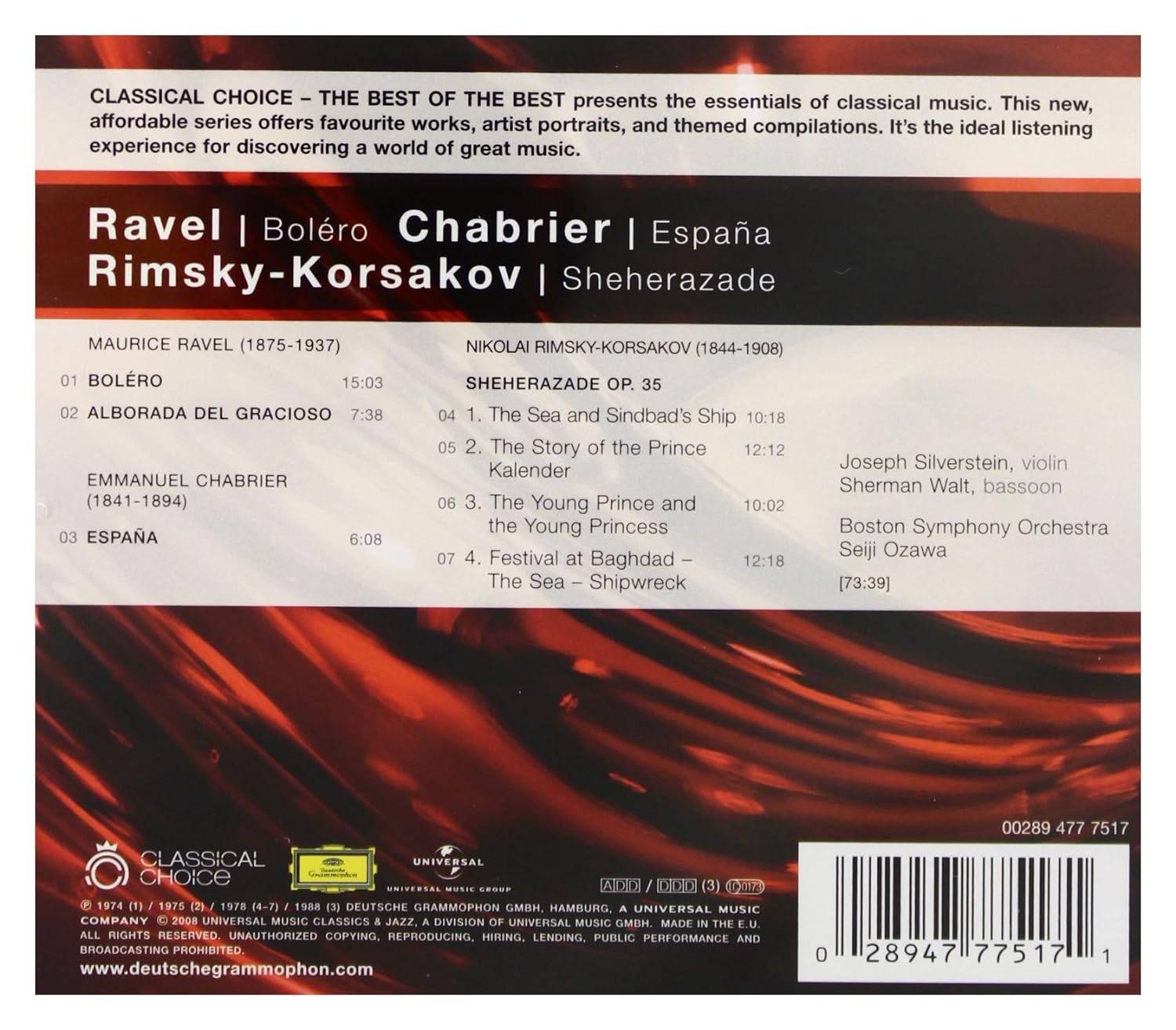 Various: Plays Works By Ravel.
