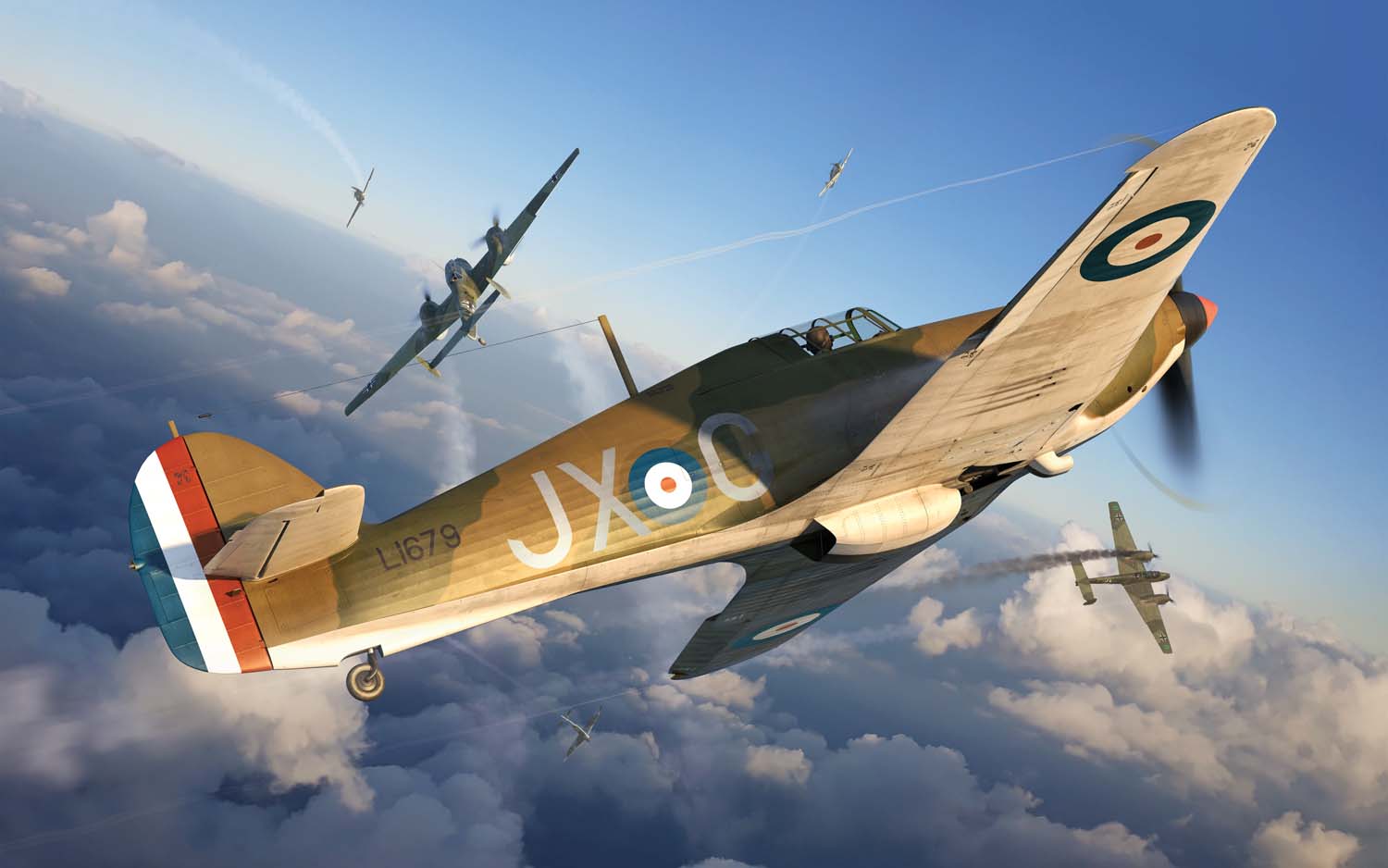 Airfix Avión A01010A Hawker Hurricane Mk.I