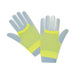 NEW NEON YELLOW FISHNET GLOVES RAVE FANCY DRESS (disfraz