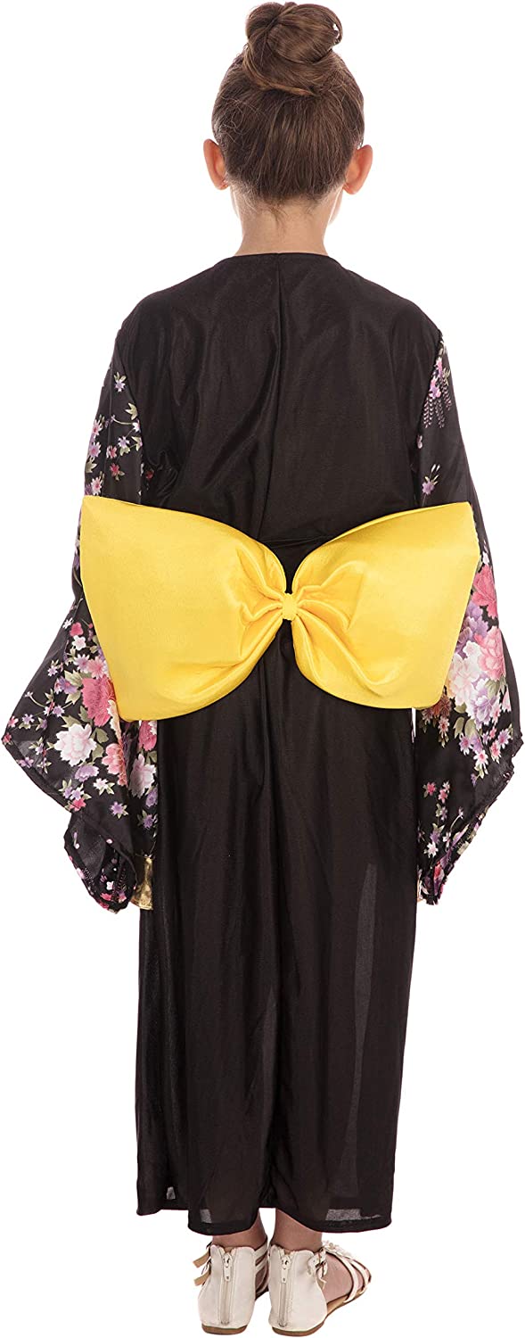 Girls Japanese Chinese Geisha Around the World Fancy Dress Costume Outfit 4-12 years (7-9 years)