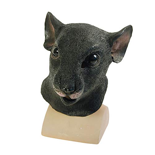 Bristol Novelty Unisex Rattenmaske für Erwachsene One Size Black