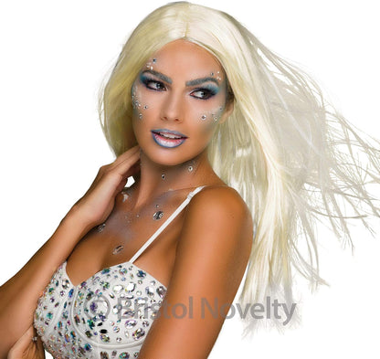 Bristol Novelty womens Long Blonde Wig | For Women Blonde Accessory, Multicolor, One Size 18-Inch UK