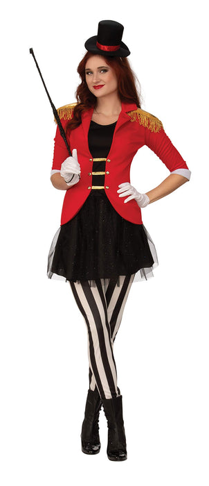 Bristol Novelty AF113S Ringmaster Female Costume set | For Women | Red