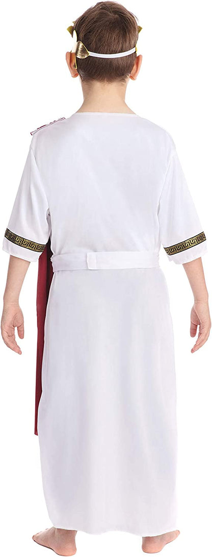 Bristol Novelty Roman Emperor Costume (L) Childs Age 7 - 9 Years Age 8 - 10 years