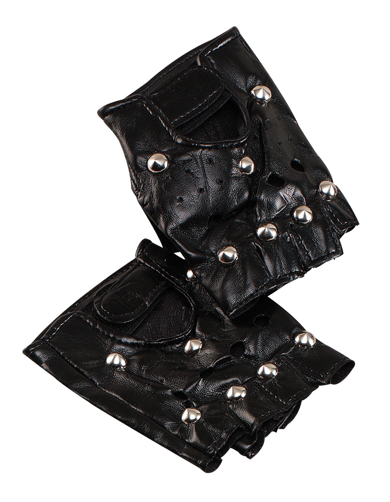 Bristol Novelty BA187 Studded Punk Gloves | Black Accessory, One Size