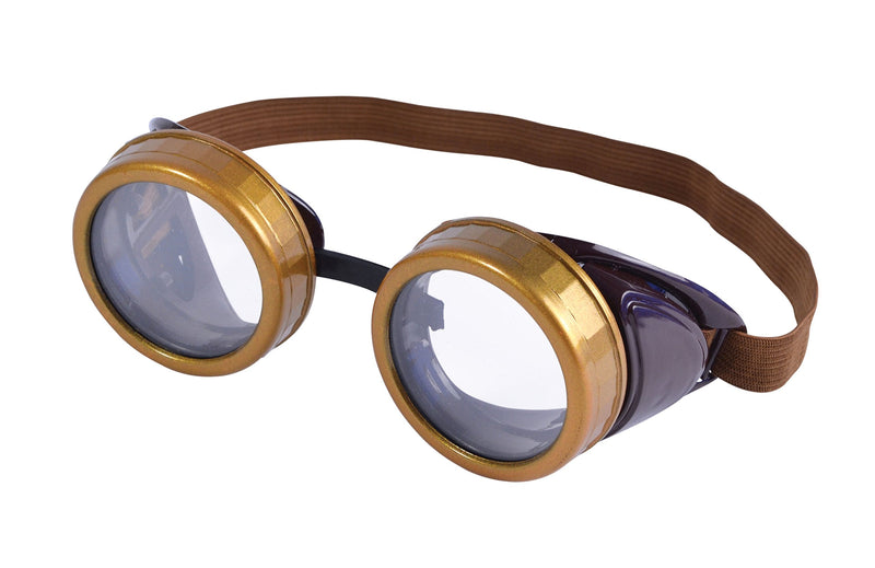 Bristol Novelty BA248 Steam Punk Goggles, One Size, Brown