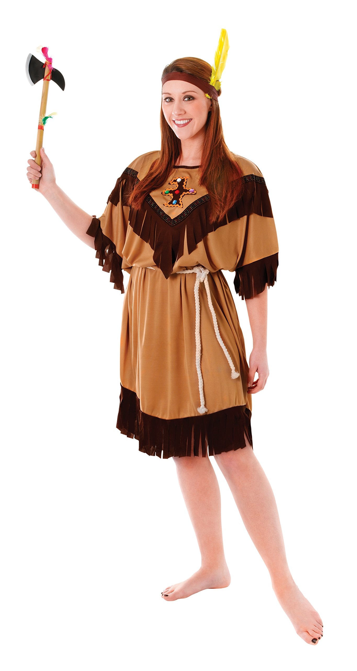 Native American Lady Fancy Dress Costume