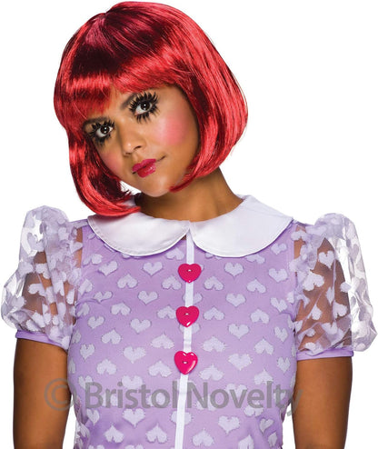 Ladies Fancy Dress 1980s Party Elegant Bob Cut Short Fake & Artificial Wig