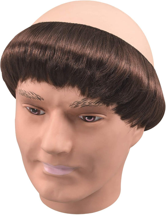Bristol Novelty Peluca de calva y pelo corto para monje, multicolor (BW640