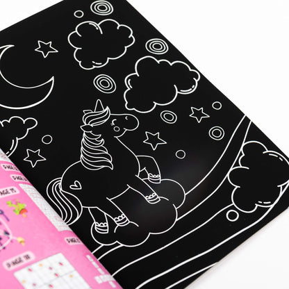SCRATCH ART UNICORN FAIRY FRIENDS