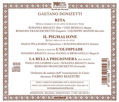 Rita / Il Pigmalione