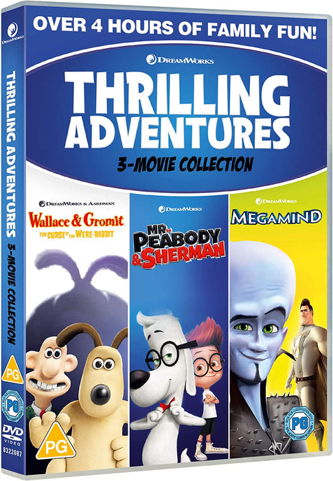 Thrilling Adventures (Wallace & Gromit: Curse/ Mr Peabody & Sher/Megamind)