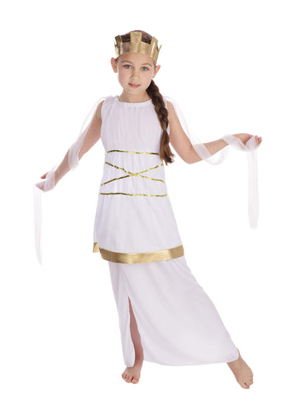 Bristol Novelty CC347X Grecian Costume set | For Kids | White Accessory, Age 10-12 Years Old