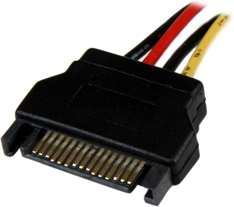 StarTech.com 12in SATA to LP4 Power Cable Adapter F/M - SATA to LP4 Power Adapter - SATA Female to LP4 Male Power Cable - 12 inch (LP4SATAFM12