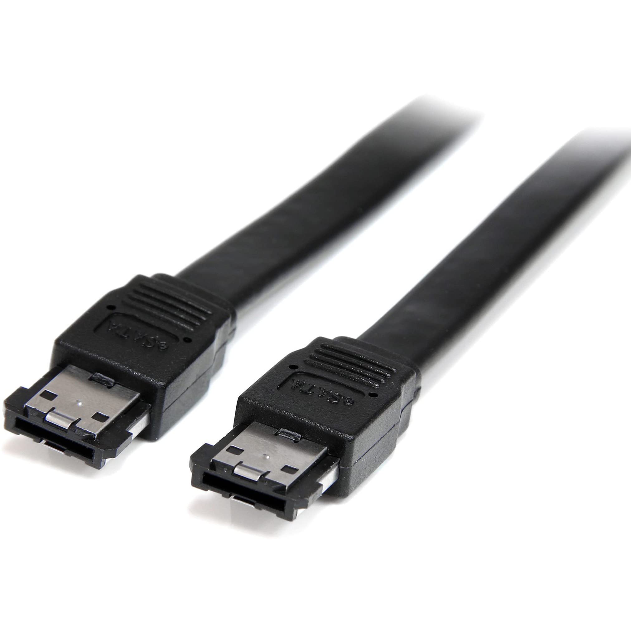 StarTech 3 feet Shielded External eSATA Cable M/M, Black 3 ft/1 m