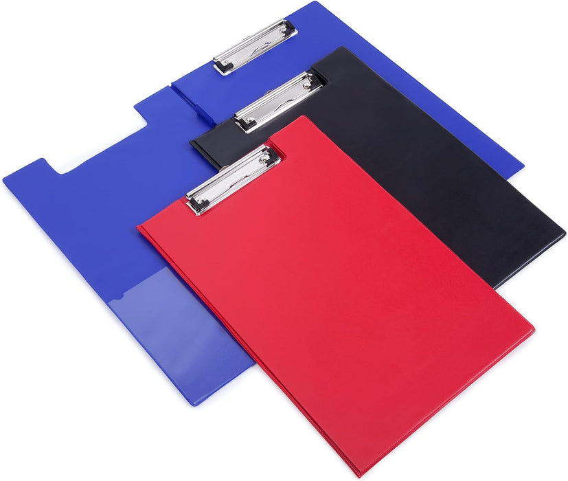 Rapesco VFDDB0R3 A4+ Foldover Clipboard with Film Pocket PVC