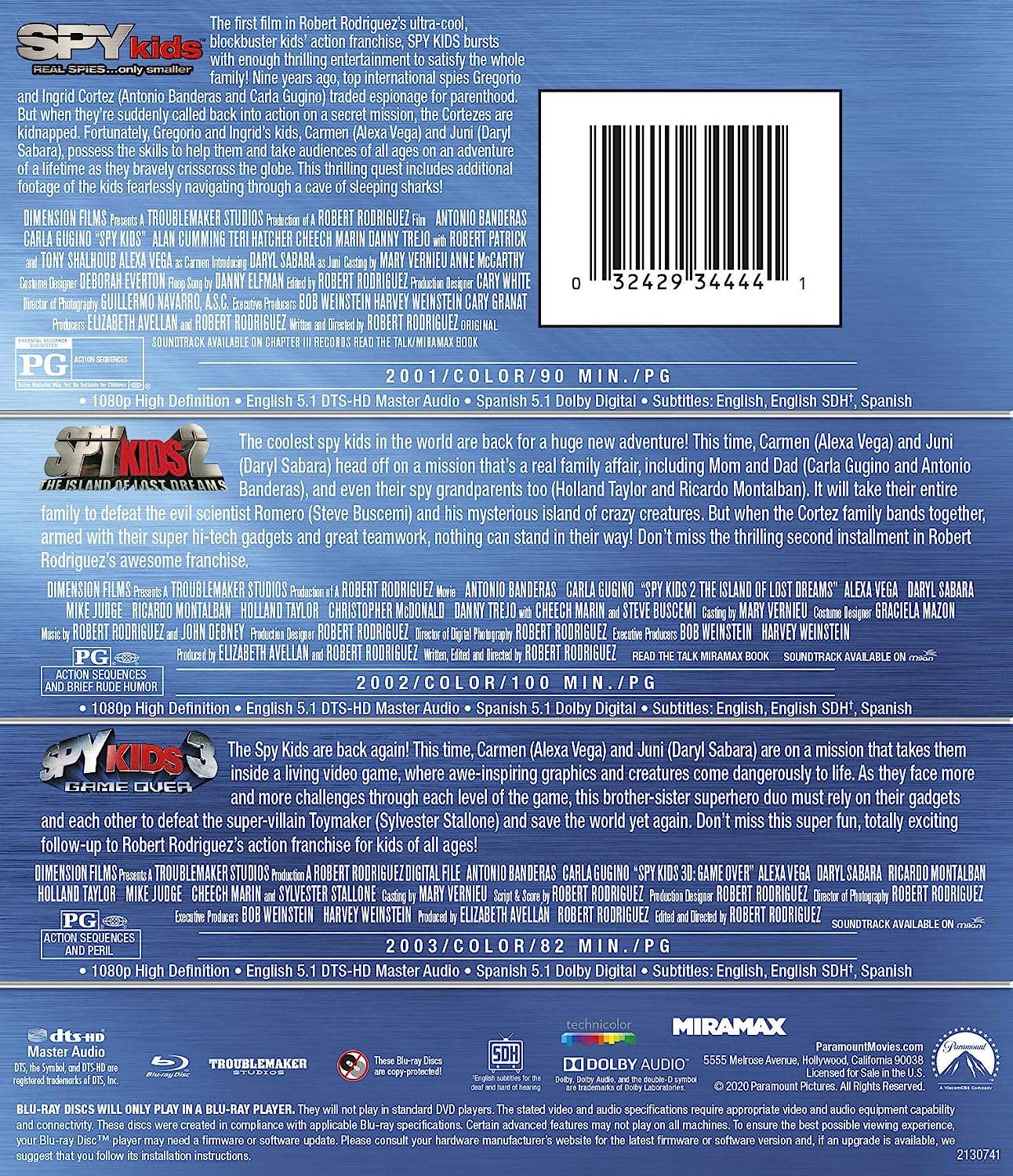 Spy Kids 3 Movie Collection