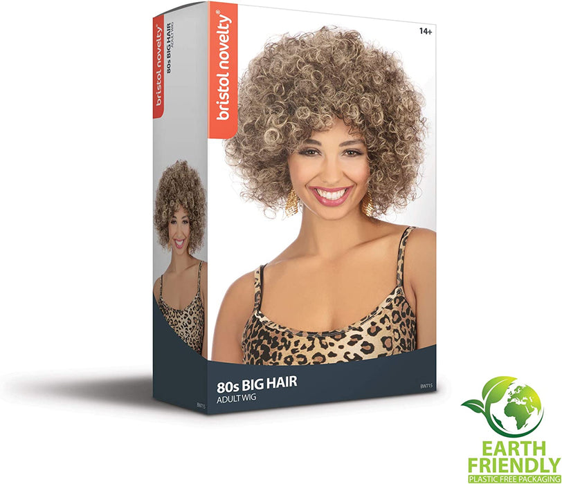 Bristol Novelty BW715 80's Big Hair Wig | For Women | Blonde Accessory, One Size