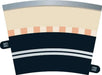 Scalextric Single Lane Radius 3 Curve 22.5° x 4