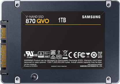 Samsung 870 QVO SSD 1TB SATA 2.5 Inch Internal Solid State Drive MZ-77Q1T0BW