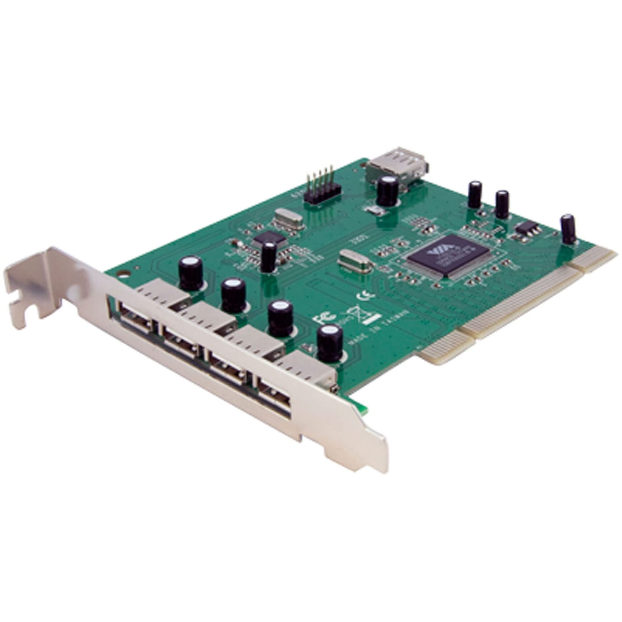 StarTech.com 7 Port PCI USB Card Adapter - PCI to USB 2.0 Controller Adapter Card - Full Profile Expansion Card (PCIUSB7