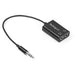 Black Slim Mini Jack Headphone Splitter 3.5Mm Y Cable Adapter