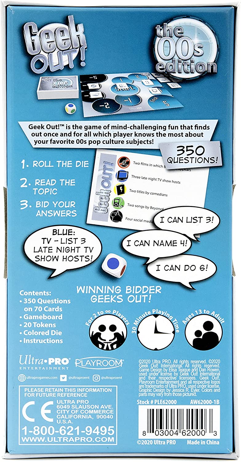 Playroom Entertainment Geek Out! 00's Edition