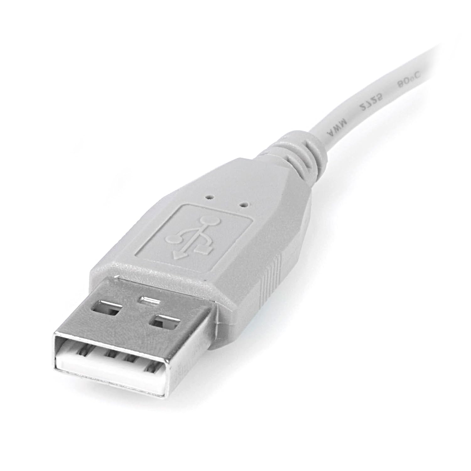 StarTech.com 6 in. USB to Mini USB Cable - USB 2.0 A to Mini B - Gray - Mini USB Cable (USB2HABM6IN), 6 inch/15 cm
