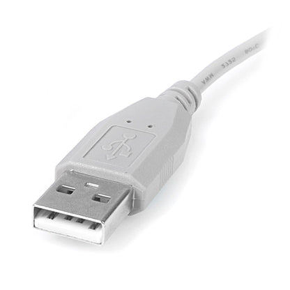 StarTech.com 6 in. USB to Mini USB Cable - USB 2.0 A to Mini B - Gray - Mini USB Cable (USB2HABM6IN), 6 inch/15 cm