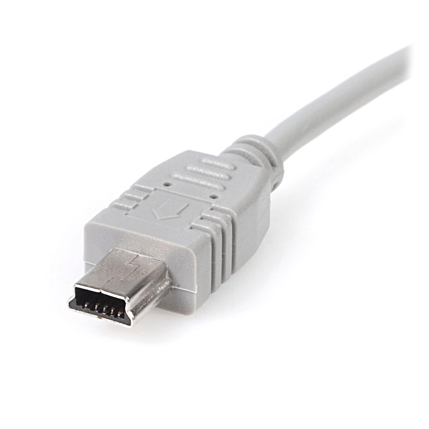 StarTech.com 6 in. USB to Mini USB Cable - USB 2.0 A to Mini B - Gray - Mini USB Cable (USB2HABM6IN), 6 inch/15 cm