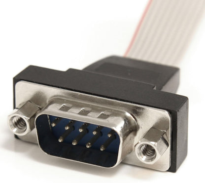 StarTech.com Câble série mâle 9 broches de 41 cm à montage sur panneau vers adaptateur de carte mère 10 broches (PNL9M16