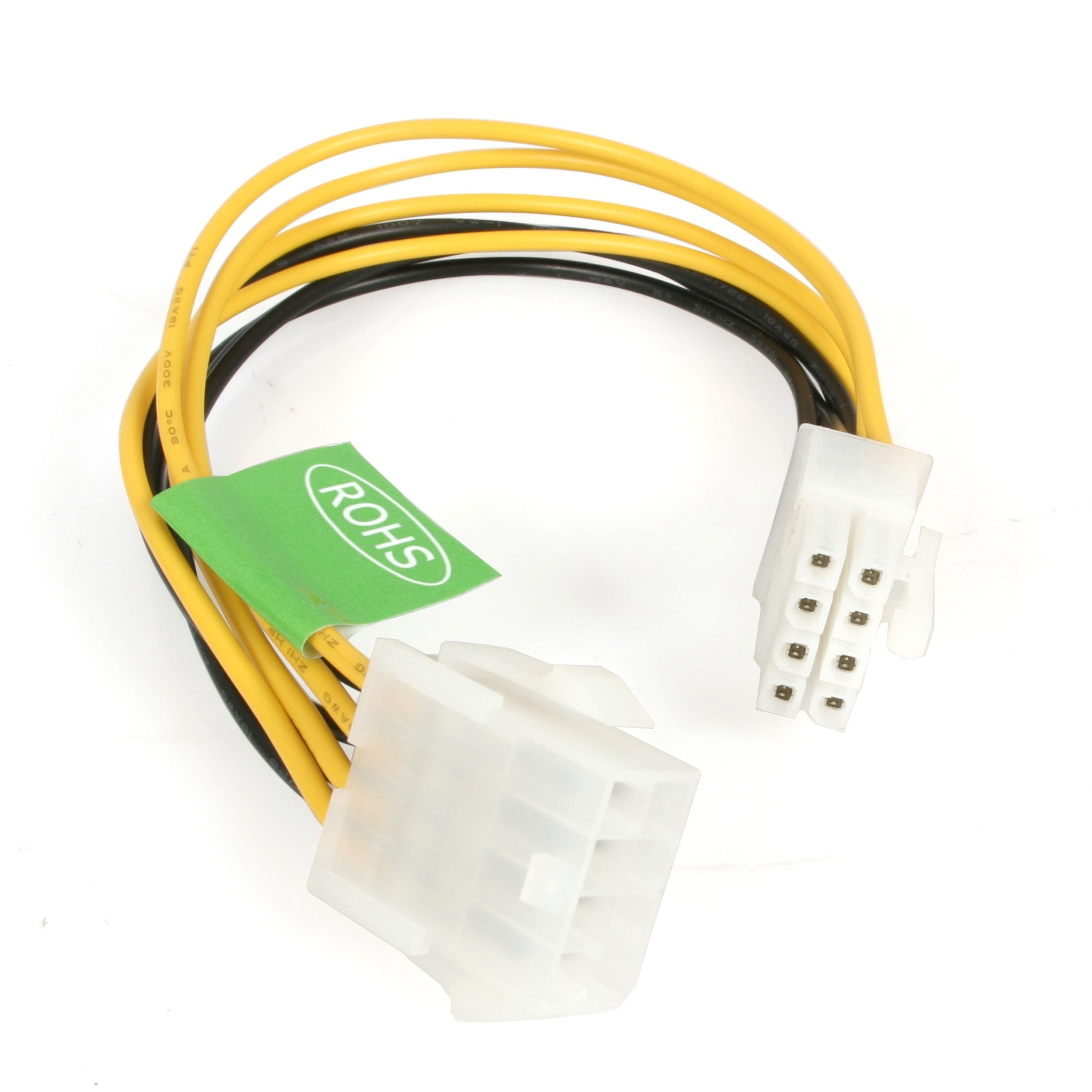 StarTech.com EPS 8 Pin Power Extension Cable - Power extension cable - 8 pin EPS12V (F) to 8 pin EPS12V (M) (7.9 in) (EPS8EXT