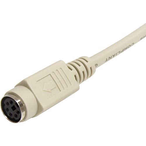 StarTech.com 6 ft PS/2 Keyboard or Mouse Extension Cable - M/F - Keyboard / mouse cable - PS/2 (M) to PS/2 (F) - 6 ft - KXT102 1 Count (Pack of 1)
