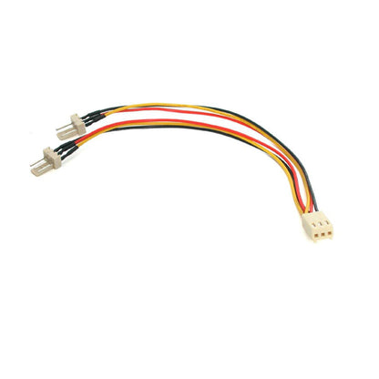 StarTech.com Cable 15cm Splitter Divisor en Y de Alimentación Corriente para Fan Ventilador de CPU - Conector TX3