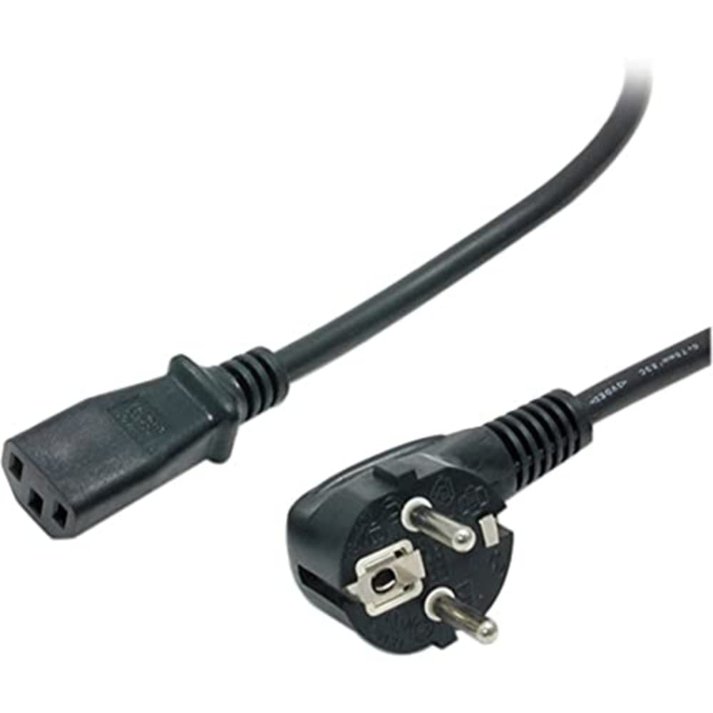 StarTech.com 6 ft 2 Prong European Power Cord for PC Computers - Schuko CEE7 Euro Plug to IEC320 C13 Power Cable (PXT101EUR