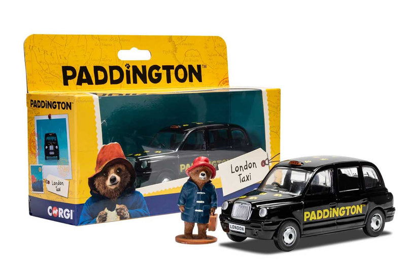 Corgi Paddington Bear London Taxi and Paddington Bear Figure
