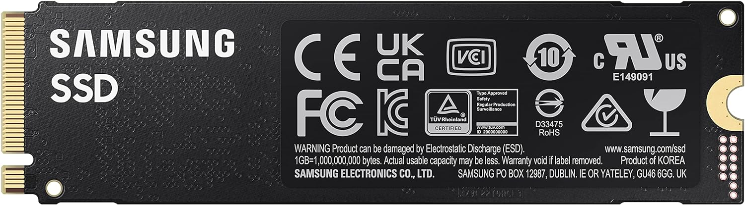 500GB 980 PRO PCIe VNAND M.2 Int SSD