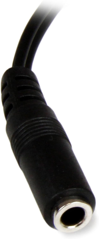 StarTech.com 6in Stereo Cable 3.5mm F to 2x RCA M