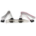 StarTech.com Support de port série DB9 16 pouces à 2 ports vers en-tête 10 broches (PLATE9M2P16
