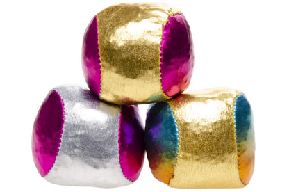 juggling balls space metallic 3-piece 4cm