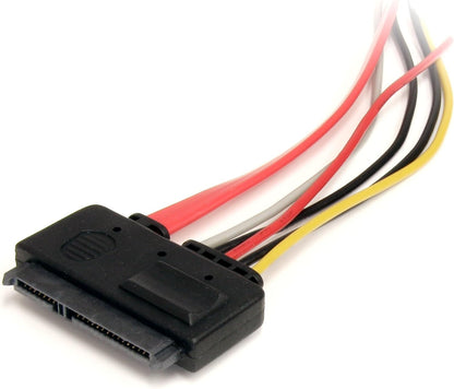 StarTech.com 12in 22 Pin SATA Power and Data Extension Cable - 1ft SATA data power Extension - 12 inch SATA Extension (SATA22PEXT