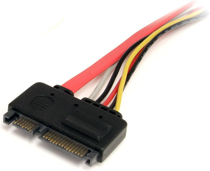 StarTech.com 12in 22 Pin SATA Power and Data Extension Cable - 1ft SATA data power Extension - 12 inch SATA Extension (SATA22PEXT