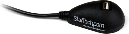 StarTech.com 5ft USB 2.0 Extension Cable - Male to Female - 5 ft USB A to A Extension cord for Laptop, Desktop, Tablet, Webcam & More (USBEXTAA5DSK